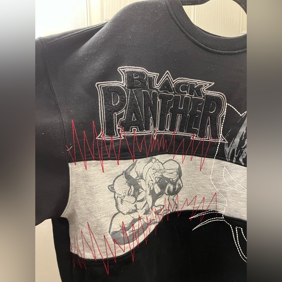 Black Panther Marvel By Johnny Blazer Sweater - Picture 4 of 10